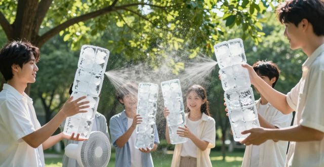 大冰块降温方法_怀柔区夏季防暑降温大冰块_大冰块户外活动使用时长